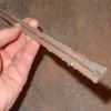 Corroded t-bar truss rod.