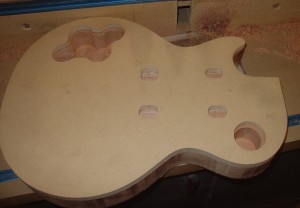 59 Les Paul body build