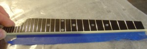 F5 Fretboard ready for that Binding