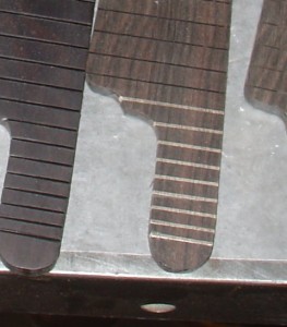 F5 fretboard - silver inlay